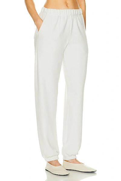 Shop Leset Teddy Jogger Pant In Cement
