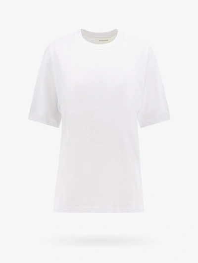 Shop Sportmax T-shirt In White