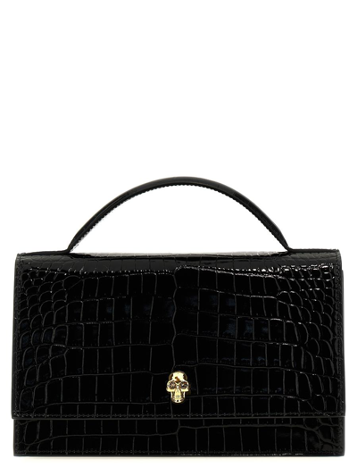 Shop Alexander Mcqueen 'skull' Handbag In Black