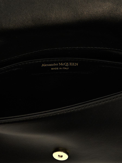 Shop Alexander Mcqueen 'the Mini Seal' Crossbody Bag In Black