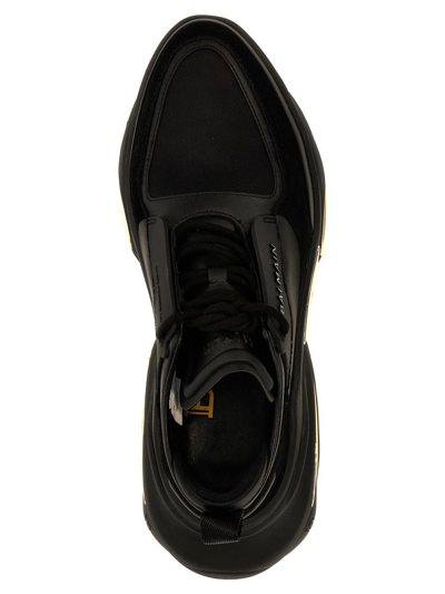 Shop Balmain 'b-bold' Sneakers In Black