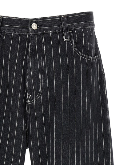 Shop Carhartt Wip 'orlean' Jeans In White/black