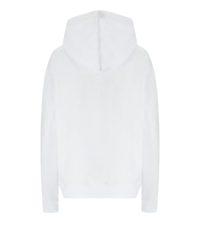 Shop Dsquared2 Hilde Doll Cool Fit White Hoodie