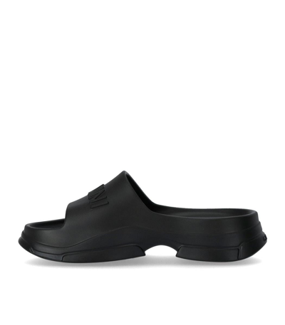 Shop Ganni Black Pool Slide Sandal