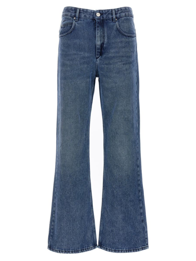 Shop Isabel Marant 'belvira' Jeans In Blue