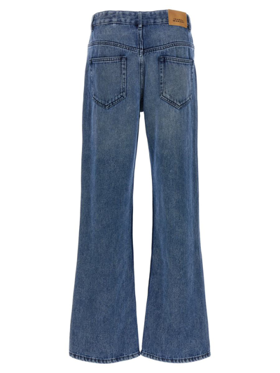 Shop Isabel Marant 'belvira' Jeans In Blue