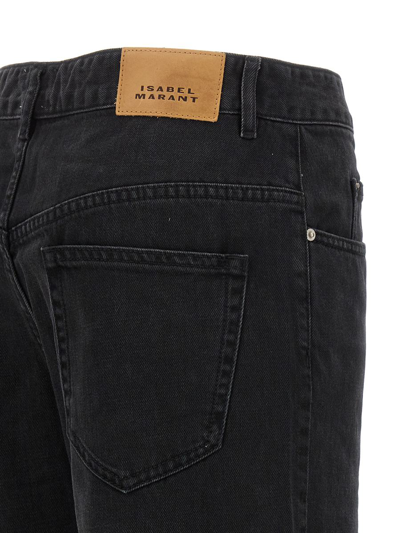 Shop Isabel Marant 'belvira' Jeans In Black