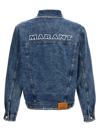 Shop Isabel Marant 'jango' Jacket In Blue