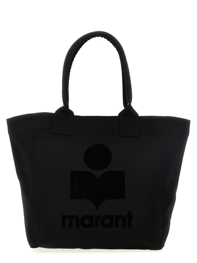 Shop Isabel Marant 'small Yenky' Shopping Bag In Black