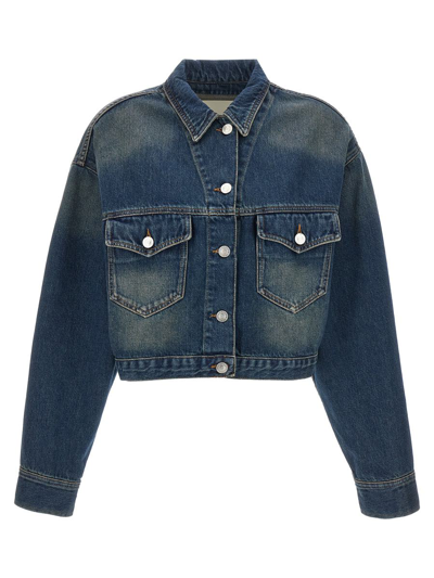 Shop Isabel Marant 'tadia' Jacket In Blue