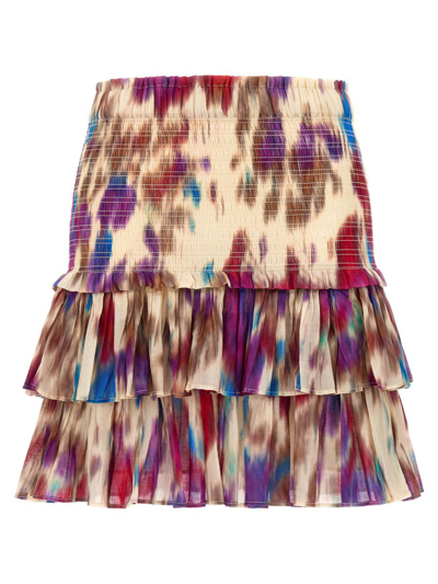 Shop Isabel Marant Étoile 'naomi' Skirt In Multicolor