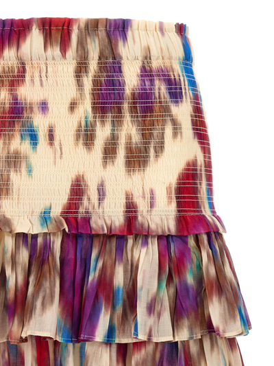 Shop Isabel Marant Étoile 'naomi' Skirt In Multicolor