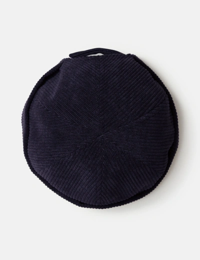 Shop Bhode Dock Worker Hat (cord) In Navy Blue