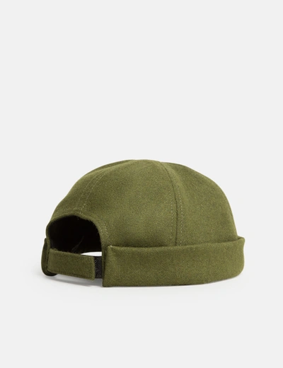 Shop Bhode Dock Worker Hat (wool) In Green