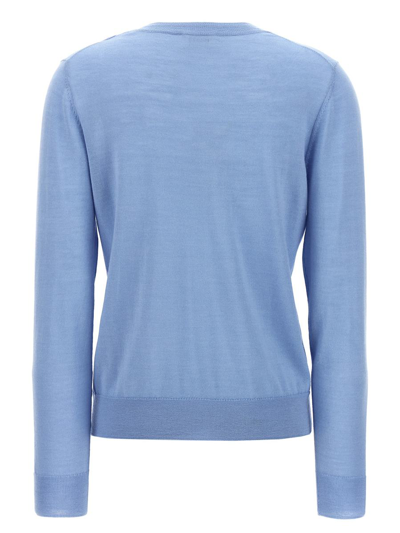 Shop P.a.r.o.s.h . V-neck Sweater In Blue