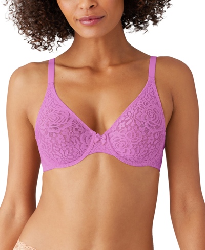 Shop Wacoal Halo Lace Molded Underwire Bra 851205, Up To G Cup In First Bloom