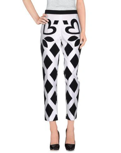 Shop Moschino Casual Trouser In White