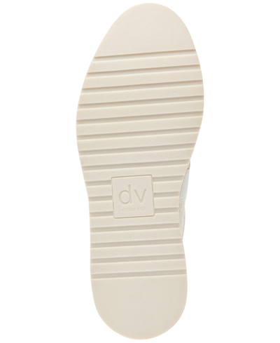 Dv Dolce Vita Women's Bubbles Platform Lace-up Sneakers In White