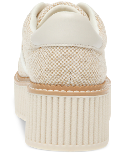 Dv Dolce Vita Women's Bubbles Platform Lace-up Sneakers In White