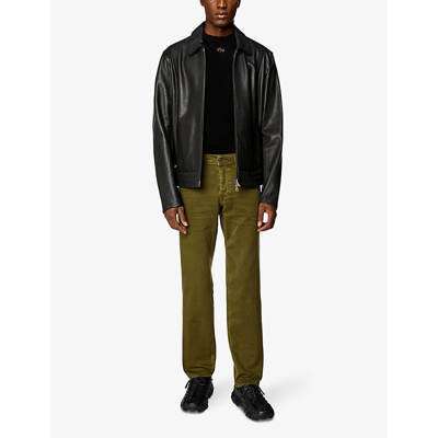 Diesel Mens 58q 2023 D-finitive Regular-fit Stretch-cotton Jeans