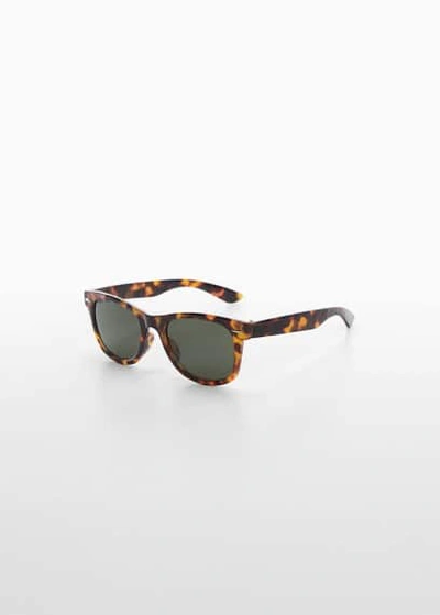 Shop Mango Acetate Frame Sunglasses Brown