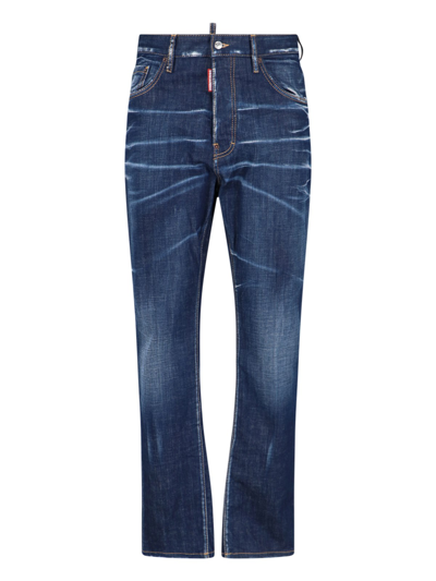 Shop Dsquared2 Slim Jeans In Blue