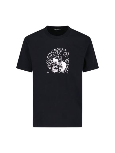 Shop Carhartt 's/s Hocus Pocus' Print T-shirt In Black  