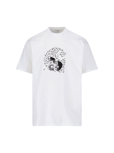 Shop Carhartt 's/s Hocus Pocus' Print T-shirt In White