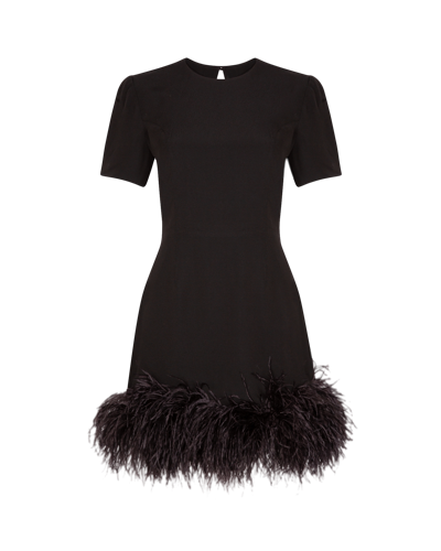 Shop Hervanr Arabella Feather Dress