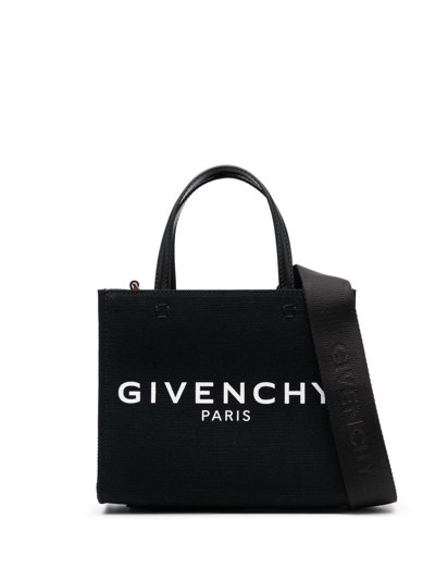 Shop Givenchy Borsa Tote Bag In Black