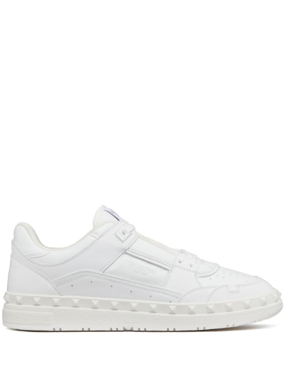 Shop Valentino Sneakers Freedots In White
