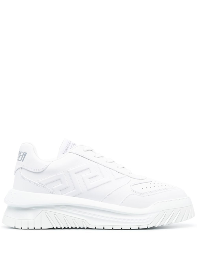 Shop Versace Sneakers Chunky Odissea In White