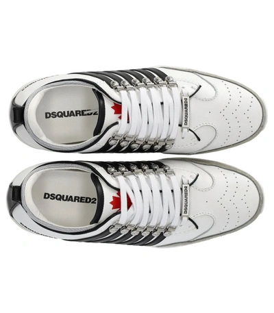 Shop Dsquared2 Legendary White Black Grey Sneaker