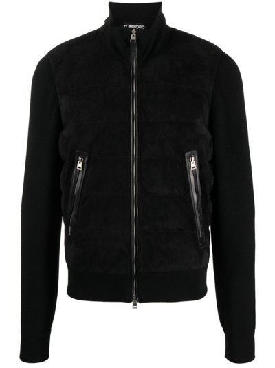Shop Tom Ford Black Wool-blend Jacket