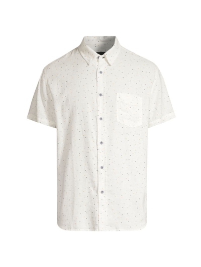 Shop Rails Men's Carson Short-sleeve Shirt In Triangle Geo