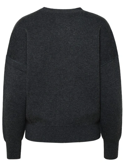 Shop Isabel Marant Étoile Gray Wool Blend 'atlee' Sweater In Grey