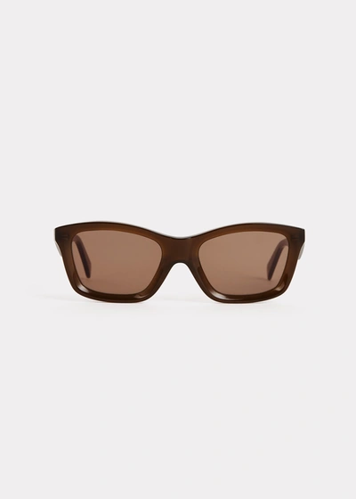 Shop Totême The Classics Sunglasses Umber