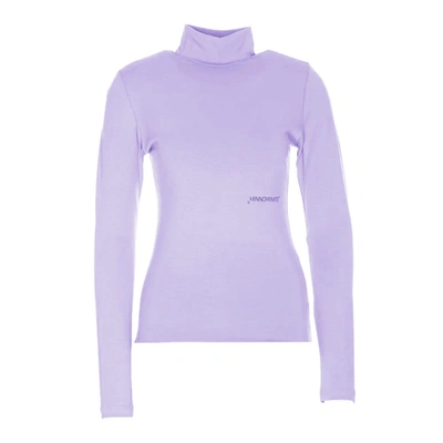 Shop Hinnominate Purple Cotton Sweater