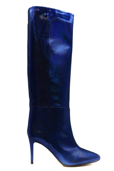 Shop Anna F . Boots In Electric Blue