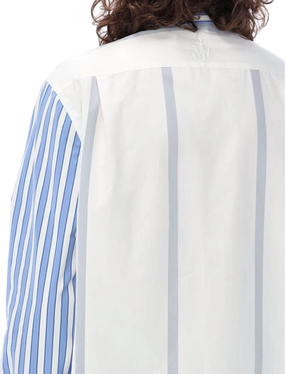 Shop Jw Anderson J.w. Anderson Patch Shirt In Blue White