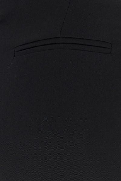 Attico Wool Pant With Belted Waist And Cut-out Design