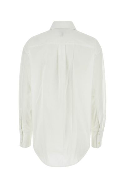 Jw Anderson White Poplin Shirt