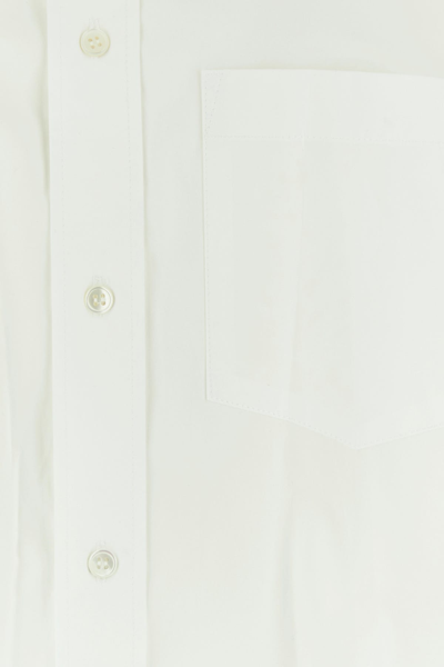 Jw Anderson White Poplin Shirt