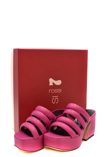 Shop Si Rossi Sandals In Fuchsia