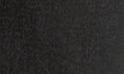 Area Crystal Cutout Slit Straight Leg Jeans In Black