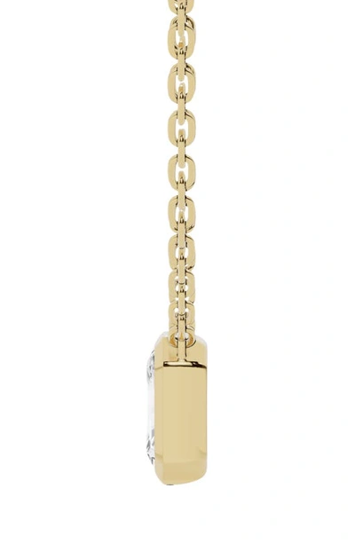 Shop Jennifer Fisher 18k Gold Radiant Lab Created Diamond Pendant Necklace In D1.50ct - 18k Yellow Gold