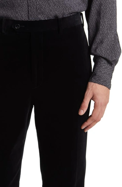 Shop Blk Dnm 77 Cotton Straight Leg Pants In Black Velvet