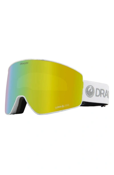 Shop Dragon Pxv2 62mm Snow Goggles With Bonus Lens In Carrara Yellow