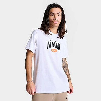 Shop Nike Sportswear Miami Short-sleeve T-shirt In White