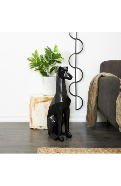 Shop Novogratz Dog Sculpture In Black